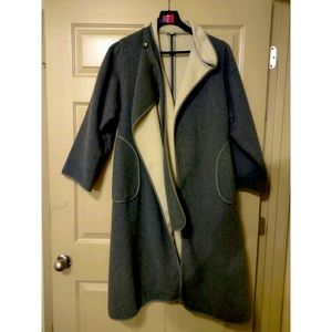 Vintage Wool Wrap Coat